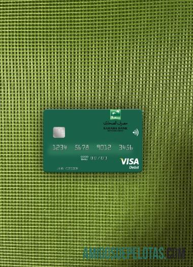 Líbia Sahara Bank Visa Cartão de Débito Photolook Front modelo